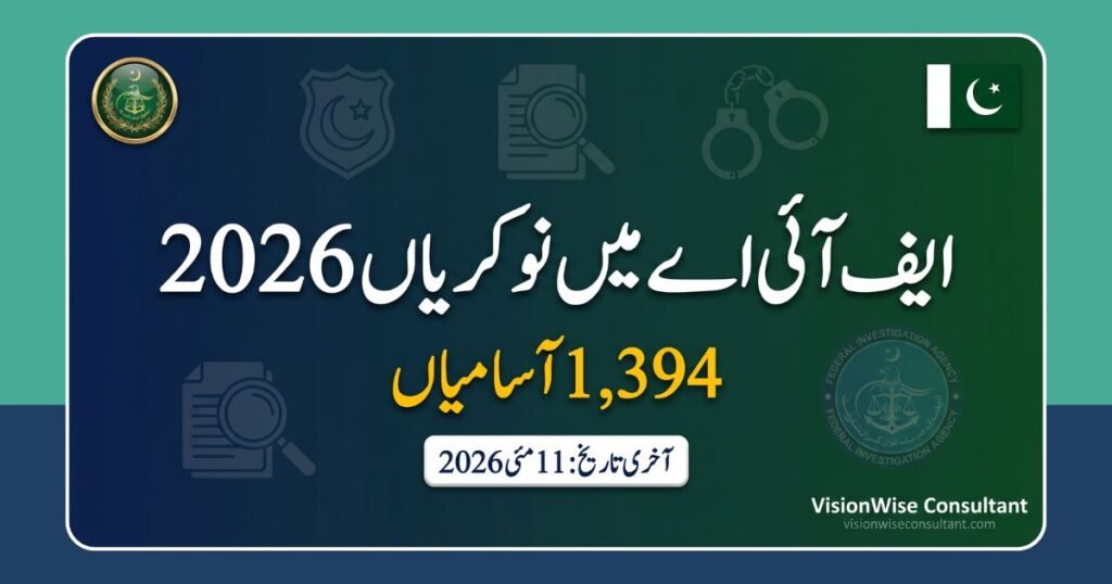 GJ-001 FIA Jobs 2026 — 1,394 Vacancies (Apply by 11 May 2026)
