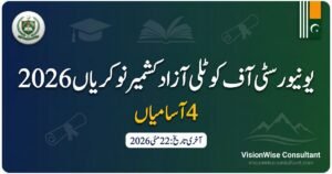 GJ-004 University of Kotli AJK Jobs 2026 — 4 Vacancies (Apply by 22 May 2026)